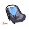 Doppelseitiges Baby Kopfstützkissen - Blaue Sternchen