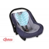 Doppelseitiges Baby Kopfstützkissen - Chevron minze