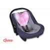 Doppelseitiges Baby Kopfstützkissen - Elefanten rosa