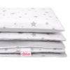 Doppelseitiges Bettwäsche Set 2-tlg - Mini Sternchen grau/grau
