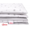 Doppelseitiges Bettwäsche Set 2-tlg - Mini Sternchen grau/grau