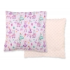 Doppelseitiges Kissen - Ballerinen lila