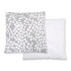 Doppelseitiges Kissen - Bubbles grau