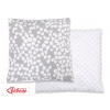 Doppelseitiges Kissen - Bubbles grau