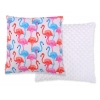 Doppelseitiges Kissen - Flamingo