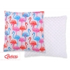 Doppelseitiges Kissen - Flamingo