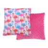 Doppelseitiges Kissen - Flamingo
