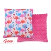 Doppelseitiges Kissen - Flamingo