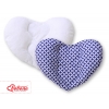 Doppelseitiges Kopfstützkissen Baby - Blumenmuster-Dunkelblau