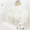 Moskitonetz und Bettwäsche Set für Babybett 60x120 cm