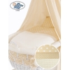 Stubenwagen Nestchen mit Himmel Beige