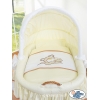 Bezug mit Bär für Stubenwagen Beige