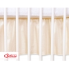 Fest gefaltete Rüsche 120x60cm - Hängende Herzen creme