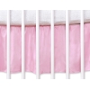 Fest gefaltete Rüsche 120x60cm - Hängende Herzen rosa