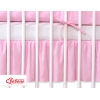 Fest gefaltete Rüsche 120x60cm - Hängende Herzen rosa