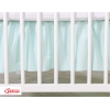 Fest gefaltete Rüsche Babybett 120x60cm - Little Prince/Princess minze