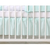Fest gefaltete Rüsche Babybett 120x60cm - Little Prince/Princess minze