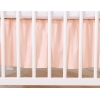 Fest gefaltete Rüsche Babybett 120x60cm - Little Prince/Princess puderrosa