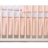 Fest gefaltete Rüsche Babybett 120x60cm - Little Prince/Princess puderrosa