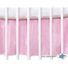Fest gefaltete Rüsche Babybett 140x70cm - Teddy Bär Barnaba rosa