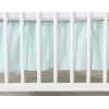 Fest gefaltete Rüsche für Babybett 140x70cm - Little Prince/Princess minze