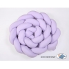 3.6m Knotenschlange Geflochtene Bettschlange Babybett XXL - lila