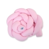 Geflochtene Bettschlange rosa pink für Baby Babybett