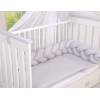 Grau Babybett Bettschlange