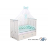 Geflochtene Bettschlange für Babybett-minze