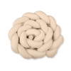 Bettschlange Zopf Beige Knot