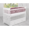Geflochtene Bettschlange Kopfschutz für Babybett XXL- pastellviolett
