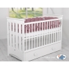 Geflochtene Bettschlange Kopfschutz für Babybett XXL- pastellviolett