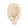 Geflochtenes Babynestchen 2 in 1 Bettumrandung - beige