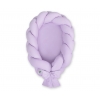 Babynest Geflochten 2 in 1 Bettumrandung - lila