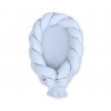 Babynestchen Geflochten 2 in 1 Bettumrandung - blau
