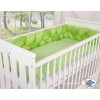 Geflochtene Kopfschutz minky 180cm für Baby grün