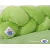 Geflochtene Kopfschutz minky 180cm für Baby grün