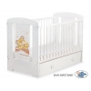 Gitterbett 120x60cm Teddy Bär Barnaba Braun Schublade MAXI