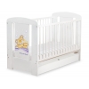 Gitterbett mit Schublade STANDARD 120x60cm Teddy Bär Barnaba