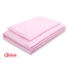 Gitterbettwäsche Set 2-tlg - Hängende Herzen rosa