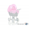 Grau Puppenwagen Bettwäsche Rosa Kariert nr 61699-377