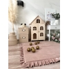 Große Spielmatte Quadrat Beige 125x125 VELVET