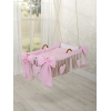 Hängekorb für Baby - rosa Punkte