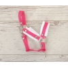 Halfter für Hobby Horse A3 - dunkelrosa mit Pelz