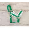 Halfter für Hobby Horse A3 - grün mit Pelz