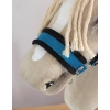 Halfter für Hobby Horse A3 - türkis mit schwarz Pelz