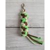 Anbindestrick für Steckenpferd aus doppelt geflochtener Kordel - light green/brown/light beige