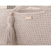 Handmade Moseskorb Boho - hell beige