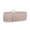 Handmade Moseskorb Boho - hell beige