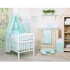 Betthimmel für Babybett Baumwolle - Little Prince/Princess minze